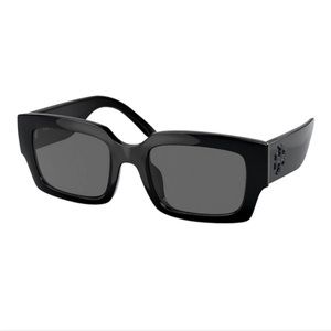 TORY BURCH shiny black sunglasses